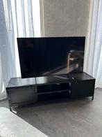 Zwart Metalen Industrieel TV Meubel, Ophalen, 150 tot 200 cm, Zo goed als nieuw, Minder dan 100 cm