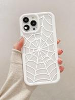 Cute Clear White Spider Web case, Ophalen of Verzenden, Zo goed als nieuw, IPhone 14 Pro