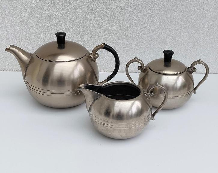 Roomstel Dovo Tiel (230817), Antiek en Kunst, Antiek | Tin, Ophalen of Verzenden