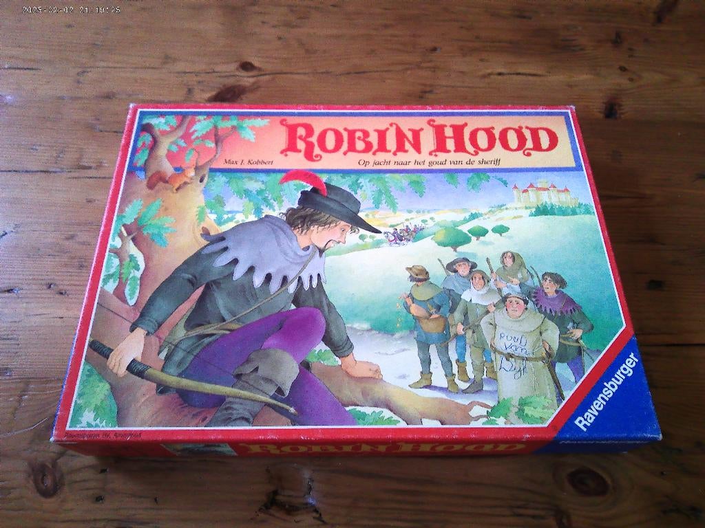 Robin Hood spel / bordspel / Hoed, Ophalen of Verzenden, Gebruikt