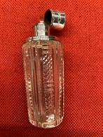 Parfumflesje met zilveren dop en zilveren kraag, Ophalen, Gebruikt, Parfumfles
