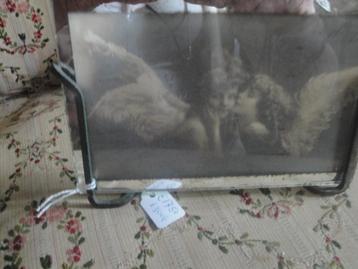 foto lijstje art deco  metaal met glas beschikbaar voor biedingen