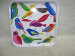 Vintage Ikea dienblad "vogels" BARBAR 2007, Huis en Inrichting, Ophalen of Verzenden, Gebruikt, Vierkant, Kunststof