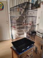 Vogelkooi zwart.hoogte 93cm, breedte diepte 33 cm, Ophalen of Verzenden