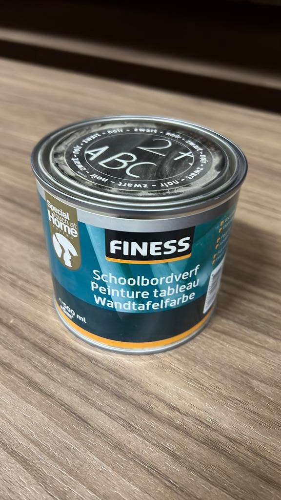 Nieuwe Finess verfblikken, Zwart, Nieuw, Ophalen of Verzenden, Verf