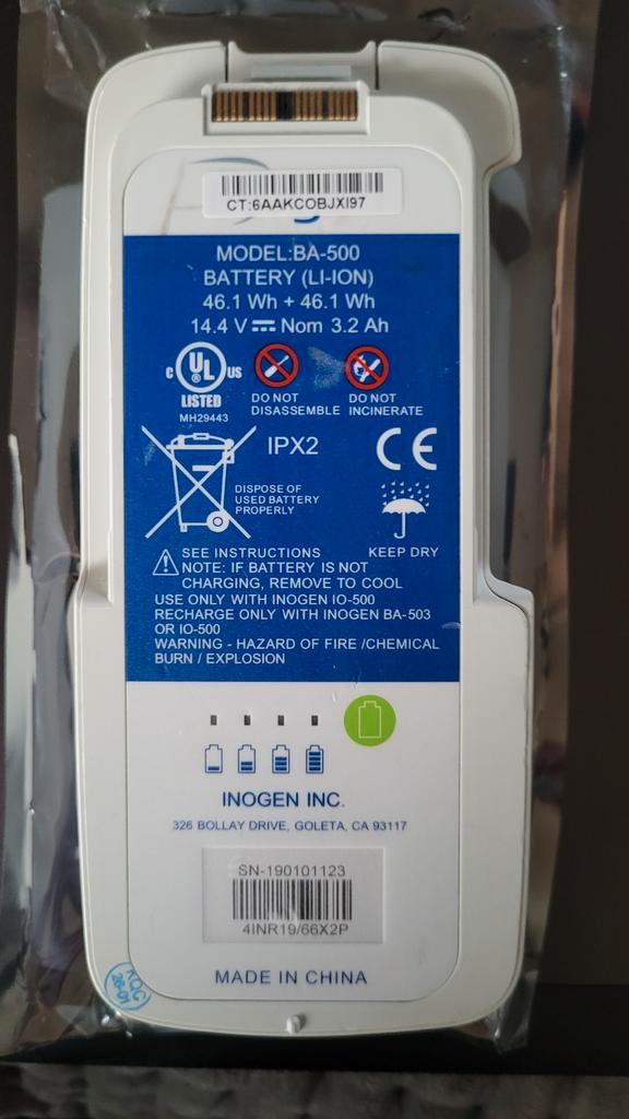 Inogen accu One G5/Rove 6 - model BA-500 BA500 - Nieuw, Diversen, Verpleegmiddelen, Nieuw, Ophalen of Verzenden