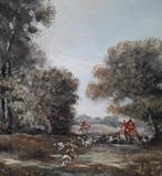 prachtig Engels jachttafereel, vossenjacht, Antiek en Kunst, Kunst | Schilderijen | Klassiek, Ophalen