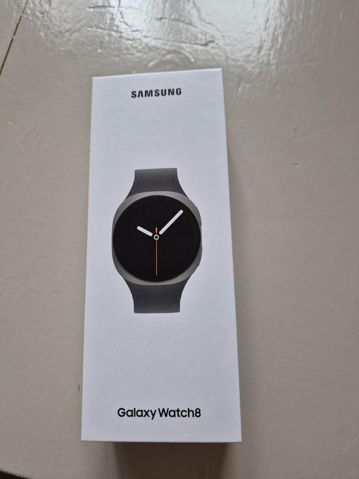 Nieuwe Samsung Galaxy Watch 8 Graphite, Sieraden, Tassen en Uiterlijk, Smartwatches, Nieuw, Android, Zwart, Calorieverbanding