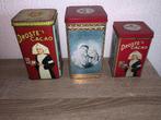 Vintage Droste Cacao Blikjes - Set van 3, Ophalen of Verzenden