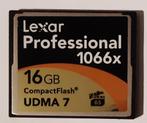 Card CF 16GB Lexar UDMA7, Ophalen of Verzenden, Zo goed als nieuw, Fotocamera