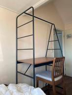 Bar/buro met barkruk, Ophalen, Gebruikt, 100 tot 150 cm, Overige materialen