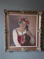 Groot formaat brocante barok lijst., Ophalen of Verzenden, Zo goed als nieuw, Hout, 75 cm of meer