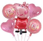 Peppa Pig - Folie Ballonnen Set / Verjaardag Ballon, Hobby en Vrije tijd, Feestartikelen, Nieuw, Versiering, Ophalen of Verzenden