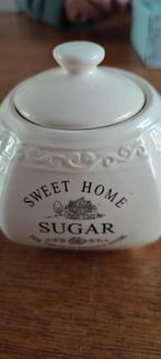 Sweet Home suikerpot, Huis en Inrichting, Keuken | Servies, Overige typen, Ophalen of Verzenden, Zo goed als nieuw, Overige stijlen