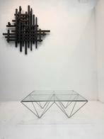 Vintage B&B Italia Alanda Salontafel, Ophalen, Vierkant, Minder dan 50 cm, 100 tot 150 cm