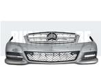 Bumper Mercedes C Klasse W204 204 Facelift 11-14 A2048805547, Gebruikt, Voor, 6 maanden garantie, Ophalen of Verzenden