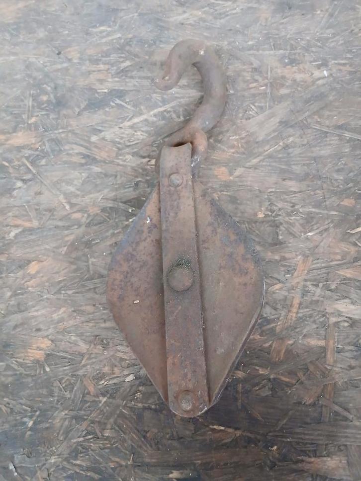 Zware katrol, 40 cm lang, Doe-het-zelf en Verbouw, Lieren en Takels, Ophalen of Verzenden