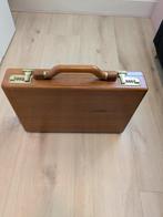 Claymore houten attache koffer, Overige materialen, Minder dan 50 cm, Ophalen of Verzenden, Minder dan 35 cm