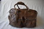 Juni'25 COWBOYSBAG ca. 45x28x17cm ZGAN, Ophalen of Verzenden, Zo goed als nieuw, Bruin, Leer