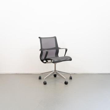 60x Herman Miller Setu Bureaustoel Graphite beschikbaar voor biedingen