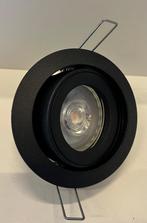 Inbouwspots zwart voor gu10 lampen led, Ophalen, Led, Metaal of Aluminium, Plafondspot of Wandspot