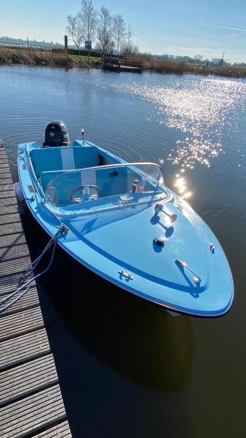 speedboot, Watersport en Boten, Speedboten, Gebruikt, 3 tot 6 meter, Benzine, Minder dan 70 pk, Polyester, Buitenboordmotor, Ophalen