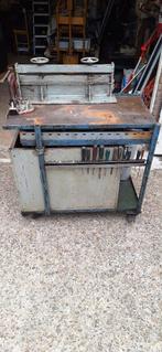 Zetbank voor plaatwerk, Ophalen, Gebruikt