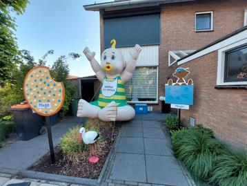 Geboortebord of opblaas baby huren - Gekkepoppen Hengelo  beschikbaar voor biedingen