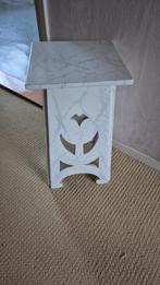 Stijlvol plantentafeltje, Huis en Inrichting, Tafels | Bijzettafels, Ophalen, Minder dan 55 cm, Vierkant, Zo goed als nieuw