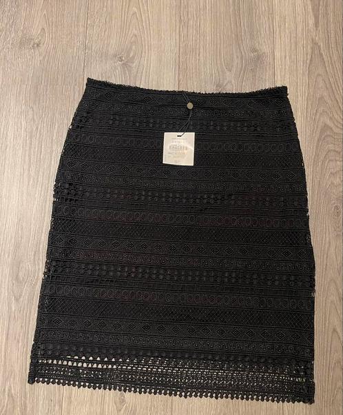 Promiss prachtig zwart brocant  rokje  maat M nieuw, Kleding | Dames, Rokken, Zo goed als nieuw, Maat 38/40 (M), Zwart, Knielengte