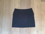 ZGAN Turnover blauw wolvilt rokje met grote klepzakken mt 34, Blauw, Zo goed als nieuw, Maat 34 (XS) of kleiner, Boven de knie