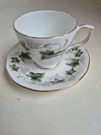 Ivy Duchess bone china porselein, Ophalen of Verzenden, Gebruikt, Porselein, Kop en/of schotel