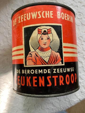 Keukenstroop blik  beschikbaar voor biedingen