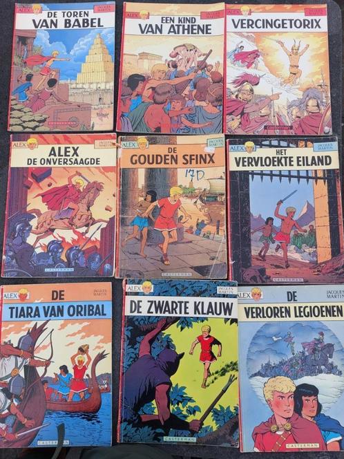 Set van 17 Alex stripboeken – Jacques Martin, Boeken, Stripboeken, Gelezen, Meerdere stripboeken, Ophalen