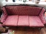 Klassieke 3-zits bank, Huis en Inrichting, Banken | Bankstellen, Ophalen, Hout, Gebruikt, Klassiek