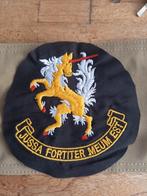 Embleem / Badge met Eenhoorn en Latijnse Tekst, Ophalen of Verzenden, Embleem of Badge