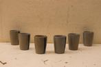 6 Stuks Oude Bekers Keuls Aardewerk 45501, Huis en Inrichting, Ophalen of Verzenden, Gebruikt, Aardewerk, Overige stijlen