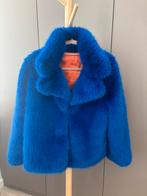 Prachtige blauwe fake fur / bont jas nieuw!, Ophalen of Verzenden, Nieuw, Blauw