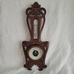 Grote antieke weerstation barometer art nouveau, Audio, Tv en Foto, Weerstations en Barometers, Ophalen of Verzenden, Zo goed als nieuw