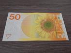 Prachtig- biljet 50 gulden Zonnebloem, 1982, Ophalen of Verzenden, 50 gulden
