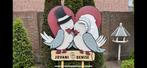 Trouwbord huwelijk met Verliefde Vogels - Huwelijksdecoratie, Ophalen, Accessoires