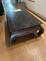 Bruine opium salontafel, Huis en Inrichting, Ophalen, Gebruikt, 100 tot 150 cm, 50 tot 100 cm