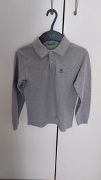 Polo met lange mouw Benetton maat 7, Ophalen of Verzenden, Zo goed als nieuw, Shirt of Longsleeve, Jongen