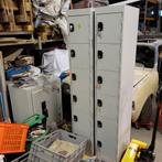 2 grijze stalen lockerkasten, Huis en Inrichting, Kasten | Lockerkasten, Ophalen