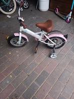 Kinderfiets met zijwieltjes - 10 euro, Ophalen, Gebruikt, 14 inch of minder