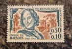 Frankrijk 1963 Pierre de Marivaux gestempeld Yvert 1372, Ophalen of Verzenden, Gestempeld