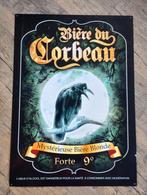 Corbeau bier reclamebord, Ophalen of Verzenden, Nieuw, Reclamebord, Plaat of Schild, Overige merken
