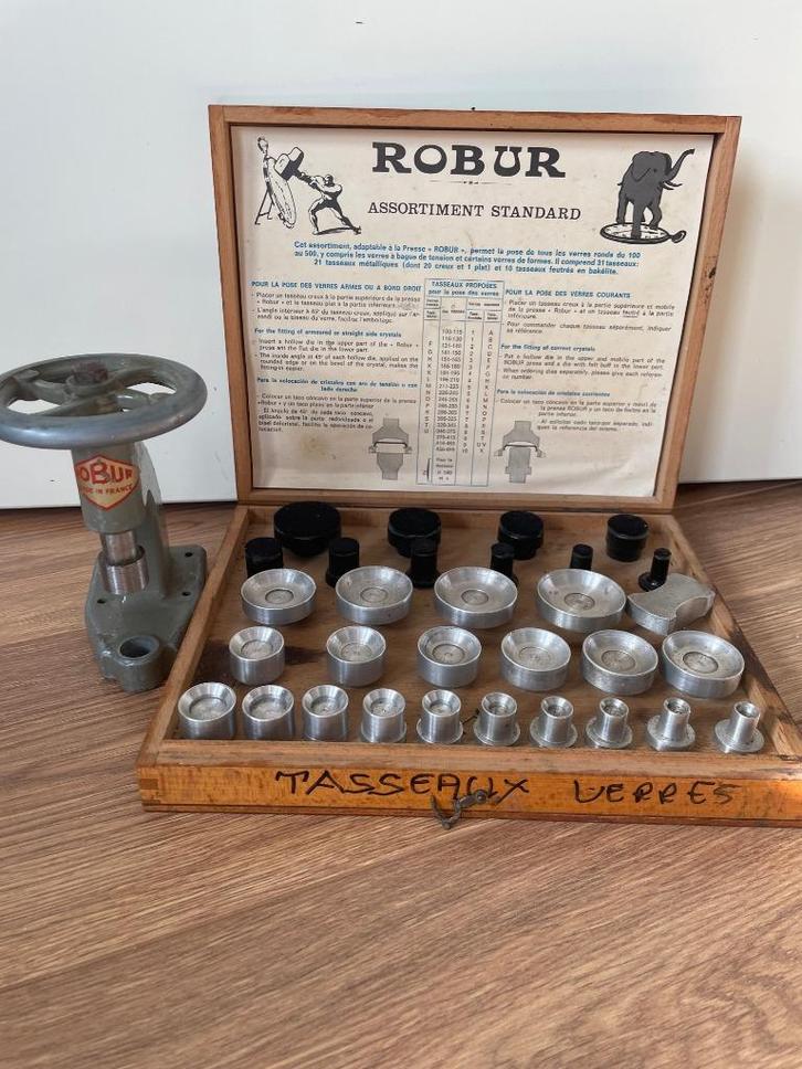 Robur Glazenpersen (horlogemakersgereedschap), Antiek en Kunst, Antiek | Gereedschap en Instrumenten, Ophalen