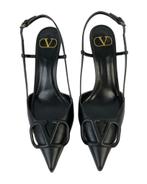 Valentino Vlogo slingback zwarte pump. ALS NIEUW!, Valentino, Zo goed als nieuw, Zwart, Pumps