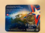 Blister Slowakije 2014, Postzegels en Munten, Munten | Europa | Euromunten, Ophalen of Verzenden, Slowakije, 2 euro, Setje
